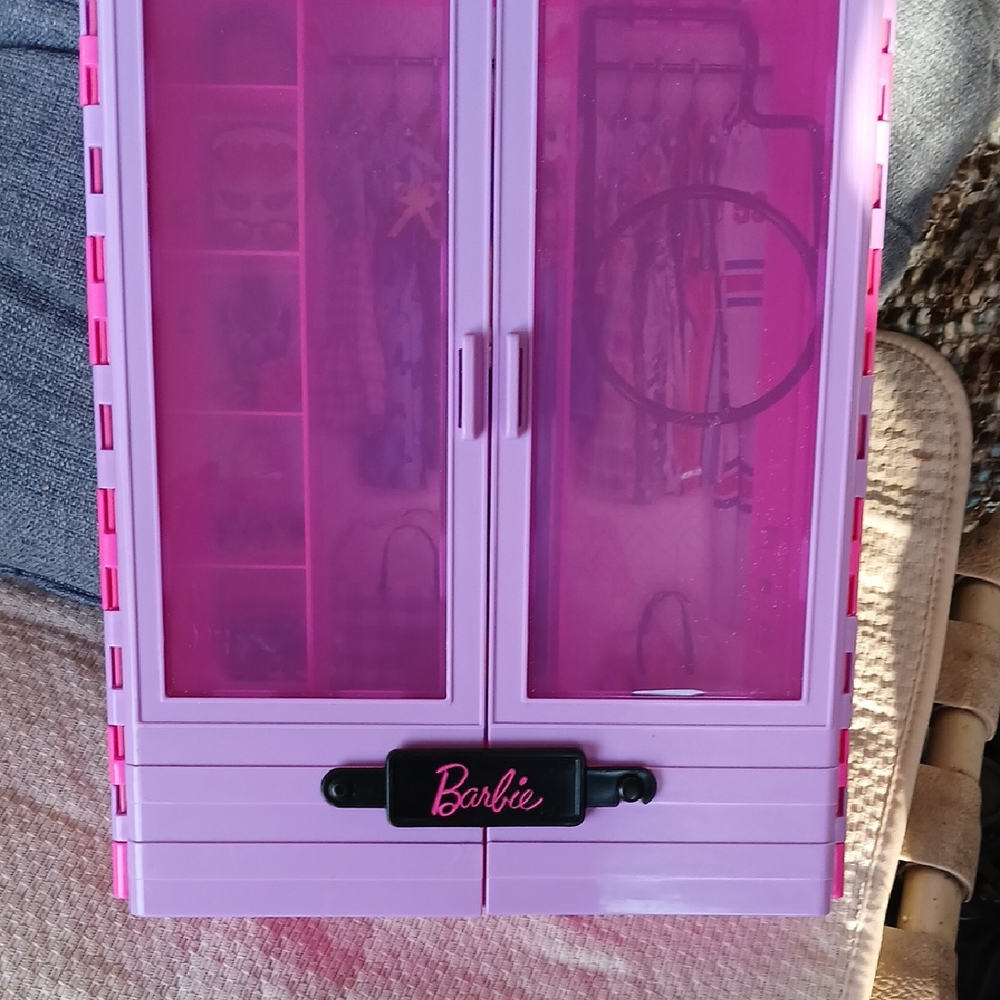 Barbie Pink and Purple Closet Organizer